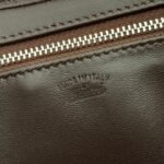 GUCCI 26S JACKIE SLIM SHOULDER BAG 27 IN DARK BROWN CALFSKIN - Image 9