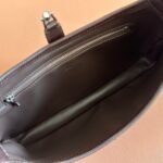 GUCCI 26S JACKIE SLIM SHOULDER BAG 27 IN DARK BROWN CALFSKIN - Image 8