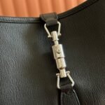 GUCCI 26S JACKIE SLIM SHOULDER BAG 28 IN BLACK CALFSKIN - Image 14