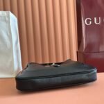 GUCCI 26S JACKIE SLIM SHOULDER BAG 28 IN BLACK CALFSKIN - Image 16