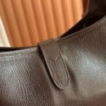 GUCCI 26S JACKIE SLIM SHOULDER BAG 28 IN DARK BROWN CALFSKIN - Image 7