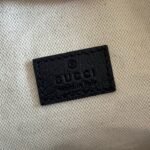 GUCCI 26S GIGLIO TOP HANDLE BAG 27 IN BLUE AND WHITE DENIM - Image 17