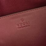 GUCCI 26S OPHIDIA BOSTON BAG 21 IN DARK RED CANVAS EMBELLISHED WITH RHINESTONES - Image 18