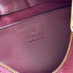 GUCCI 26S OPHIDIA SHOULDER BAG 26 IN DARK RED CANVAS EMBELLISHED WITH RHINESTONES - Image 17