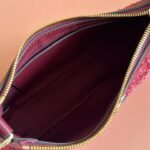 GUCCI 26S OPHIDIA SHOULDER BAG 26 IN DARK RED CANVAS EMBELLISHED WITH RHINESTONES - Image 9