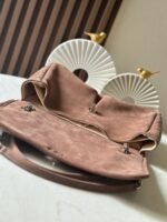 CHANEL 25S FLAP BAG 34 IN BROWN SUEDE - Image 11
