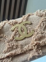 CHANEL 25S FLAP BAG 27 IN BEIGE FABRIC - Image 13