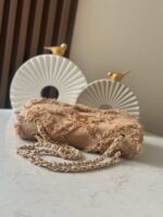 CHANEL 25S FLAP BAG 27 IN BEIGE FABRIC - Image 2