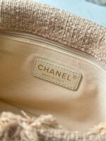 CHANEL 25S FLAP BAG 27 IN BEIGE FABRIC - Image 9