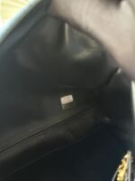 CHANEL 25S SHOULDER BAG 26 IN BLUE DENIM WITH GOLD HARDWARE - Image 8