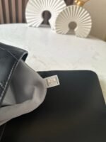 CHANEL 25S SHOULDER BAG 34 IN BLACK CALFSKIN - Image 8