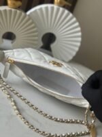 CHANEL 26S HOBO BAG 26 IN WHITE LAMBSKIN - Image 3