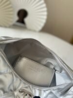 CHANEL 26S HOBO BAG 26 IN SILVER LAMBSKIN - Image 18