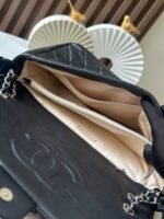CHANEL 25S SHOULDER BAG 40 IN BLACK CAVIAR WITH SILVER HARDWARE - Image 16