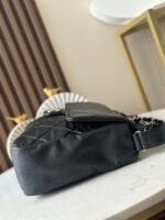 CHANEL 25S SHOULDER BAG 40 IN BLACK CAVIAR WITH SILVER HARDWARE - Image 9