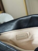CHANEL 25S SHOULDER BAG 40 IN BLACK CAVIAR WITH SILVER HARDWARE - Image 6