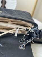 CHANEL 25S SHOULDER BAG 34 IN BLACK CAVIAR WITH SILVER HARDWARE - Image 18