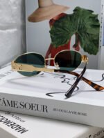 TRIOMPHE SUNGLASSES 548596 IN METAL BLACK LENSES - Image 11