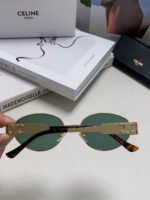 TRIOMPHE SUNGLASSES 548596 IN METAL BLACK LENSES - Image 6