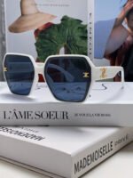 TRIOMPHE SUNGLASSES 552771 IN WHITE ACETATE - Image 9