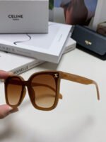 TRIOMPHE SUNGLASSES 552774 IN CARAMEL ACETATE TEXT LOGO - Image 7