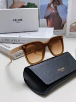 TRIOMPHE SUNGLASSES 552774 IN CARAMEL ACETATE TEXT LOGO - Image 16