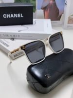 SQUARE SUNGLASSES 632885 IN WHITE ACETATE - Image 8