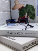 C DE RECTANGULAR FRAME SUNGLASSES 518454 IN METAL - Image 15