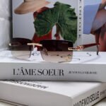 C DE RECTANGULAR FRAME SUNGLASSES 518454 IN METAL - Image 13