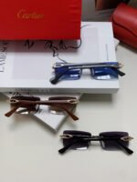 C DE RECTANGULAR FRAME SUNGLASSES 518454 IN METAL - Image 20