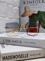 FIRST CRYSTAL SQUARE FRAME SUNGLASSES FE4082US IN METAL - Image 9
