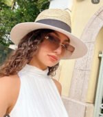 FIRST CRYSTAL SQUARE FRAME SUNGLASSES FE4082US IN METAL - Image 32