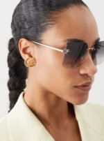 FIRST CRYSTAL SQUARE FRAME SUNGLASSES FE4082US IN METAL - Image 14