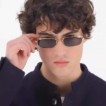 RECTANGULAR FRAME SUNGLASSES GG1457S IN METAL - Image 29