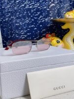 RECTANGULAR FRAME SUNGLASSES GG1457S IN METAL - Image 23