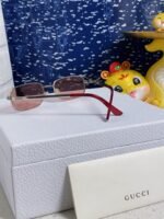 RECTANGULAR FRAME SUNGLASSES GG1457S IN METAL - Image 13