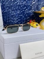 RECTANGULAR FRAME SUNGLASSES GG1457S IN METAL - Image 22