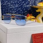 C DE SQUARE FRAME SUNGLASSES 522656 IN METAL AND WOODEN - Image 15
