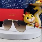 SIGNATURE AVIATOR FRAME SUNGLASSES  563238 IN METAL - Image 5