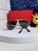 SIGNATURE AVIATOR FRAME SUNGLASSES  563238 IN METAL - Image 13