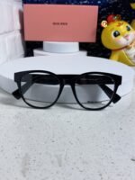 RUNWAY SUNGLASSES 567508 IN BLACK ACETATE GOLD LOGO - Image 7