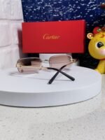 SIGNATURE C DE RECTANGULAR FRAME SUNGLASSES 533233 IN METAL - Image 9