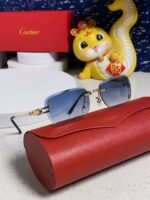 SIGNATURE C DE RECTANGULAR FRAME SUNGLASSES 533233 IN METAL - Image 33