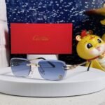 SIGNATURE C DE RECTANGULAR FRAME SUNGLASSES 533233 IN METAL - Image 5