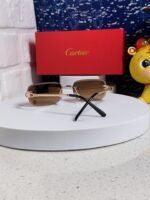 SIGNATURE C DE RECTANGULAR FRAME SUNGLASSES 533233 IN METAL - Image 27
