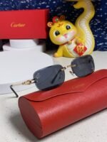 SIGNATURE C DE RECTANGULAR FRAME SUNGLASSES 533233 IN METAL - Image 18