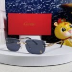SIGNATURE C DE RECTANGULAR FRAME SUNGLASSES 533233 IN METAL - Image 2