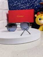 PREMIÈRE SQUARE FRAME SUNGLASSES 533240 IN METAL - Image 28