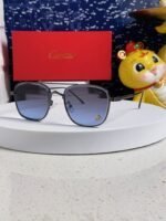 PREMIÈRE SQUARE FRAME SUNGLASSES 533240 IN METAL - Image 19