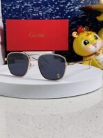 PREMIÈRE SQUARE FRAME SUNGLASSES 533240 IN METAL - Image 5